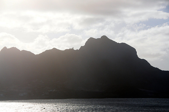 The volcanic rock that folks say is "the face on the mountain"