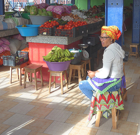 Fruit and veggie market in Mindelo