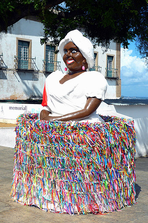 Friendship straps in Pelourinho park