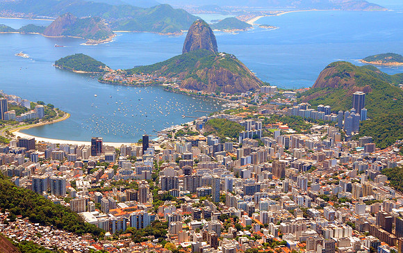 Flamengo beach - Botafogo Bay - Sugar Loaf Mtn