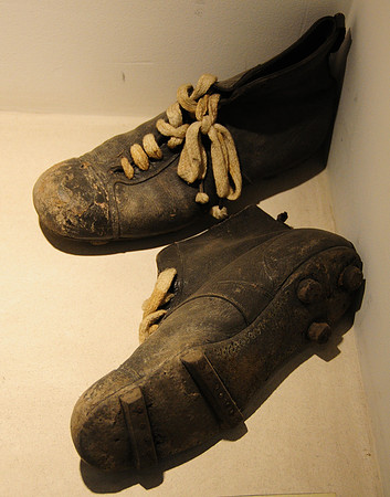 Jose Vidal's boots from 1924 Paris Olympics