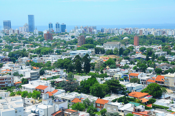 Montevideo from high
