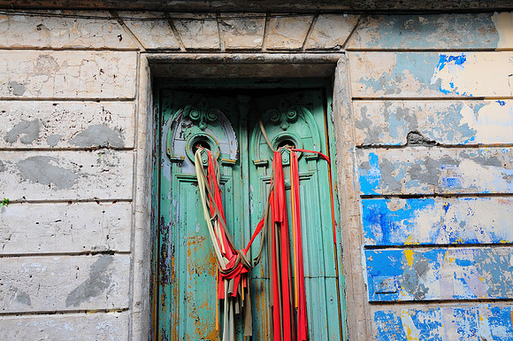 Old town doorway