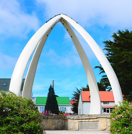 Whale Arch - made of jaw bones from 2 Blue whales