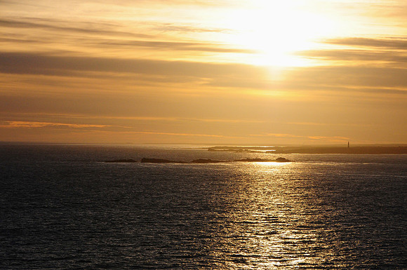 Leaving the Falkland Islands