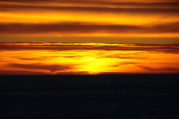 Sun setting - 856pm