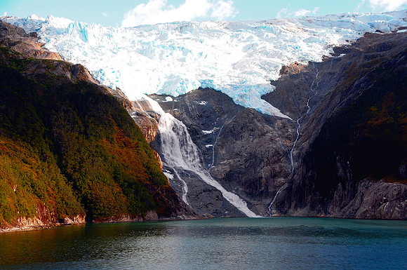 Glacier in Beagle Channel