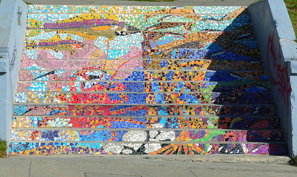 Street Art - steps in Punta Arenas