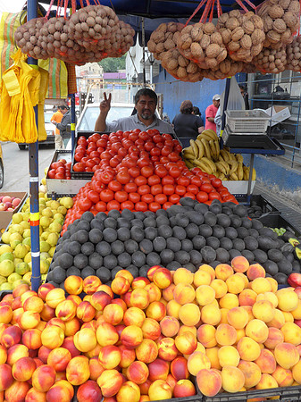 Nuts and fruits vendor