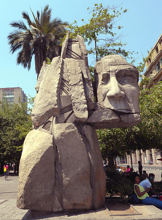 Statue in central plaza