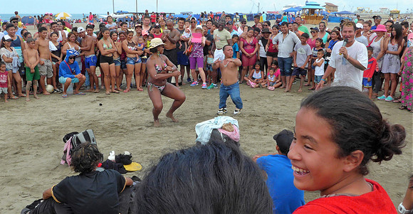 Fat Tuesday party on Manta beach