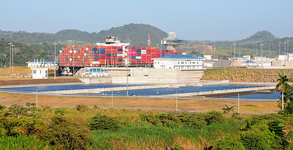 Fresh water reservoirs for the new locks