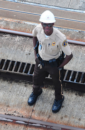 Panama Canal security officer