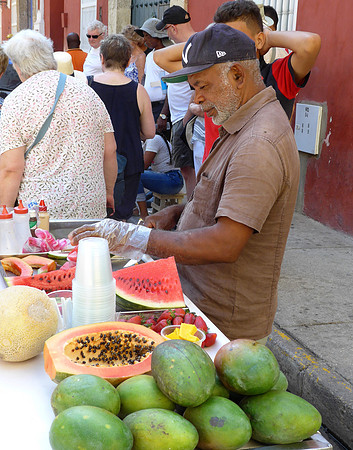 Fruit and juice vendor