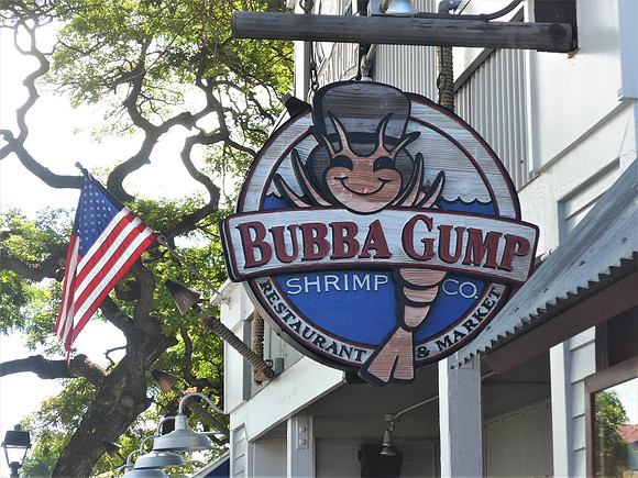 Bubba Gump restaurant in Lahaina