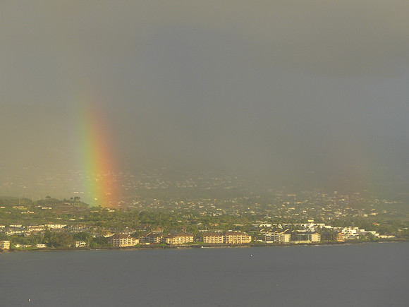 Rainbow in Kona, Hawai'i