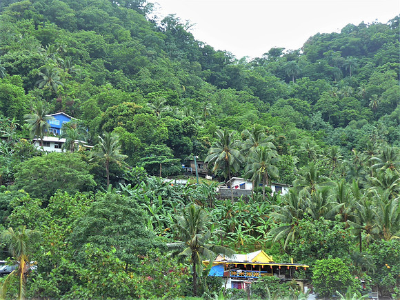 Lush hillsides in Pago Pago