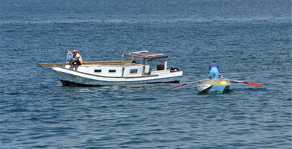 Fishing in Suva harbour