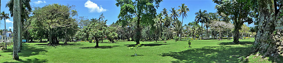 Park outside museum in Suva, Fiji