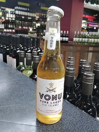 Local Vonu ("turtle") beer