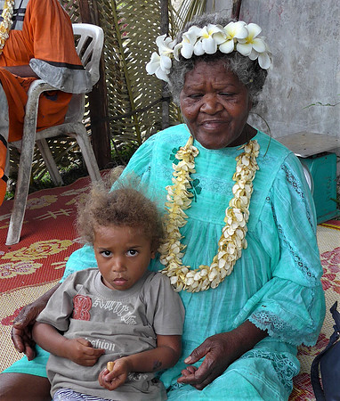 Residents of Easo, Lifou island New Caledonia