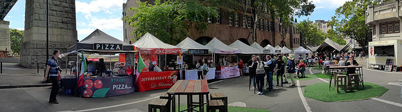 Street market on Hickson Road just of Circular Quay