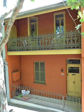 One of the original old houses that still exist along Pyrmont and other Sydney streets