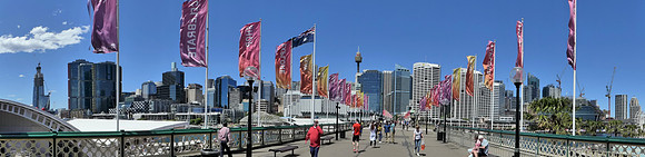 The Pyrmont Street Bridge is a public footbridge