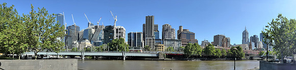 North side of downtown Melbourne