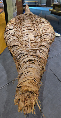 Original Aboriginal bark canoe