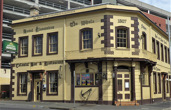 The Hotel Alexandra and its Hope & Anchor Pub - the oldest licensed hotel and pub in Australia (1807