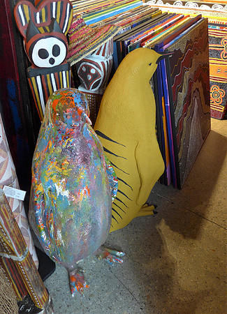 Aboriginal art at local art gallery