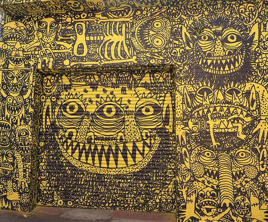 Local street art in Hobart laneway