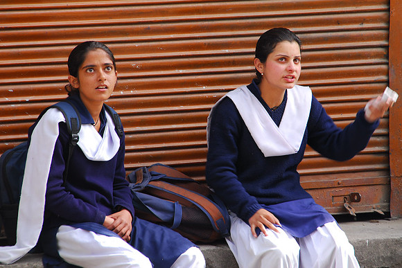 Local school girls
