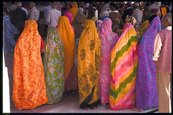 Ladies at worshiip in Jaipur