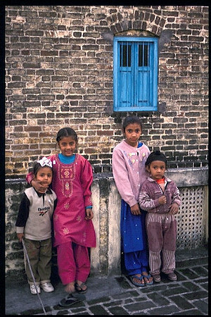 Children in Salempur (next to Jalandar,  Punjab)