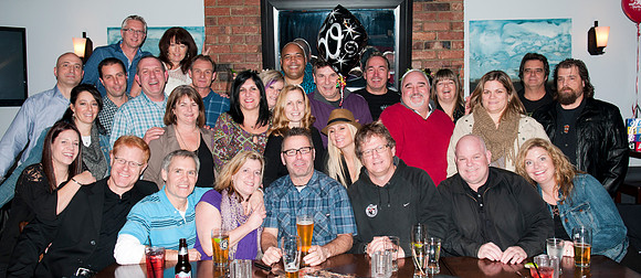 The gang celebrates!