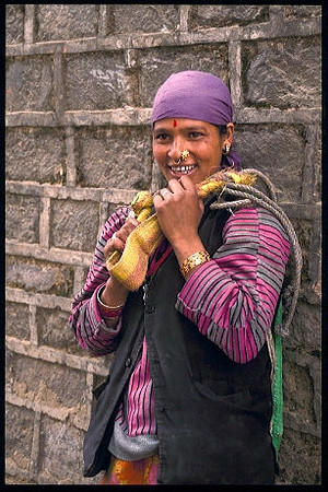 Local lady in Simla