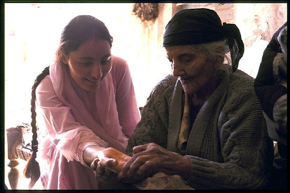 Reading a palm